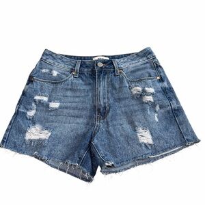 JBD (Just Black Denim) Distressed High Rise Shorts | Size XS